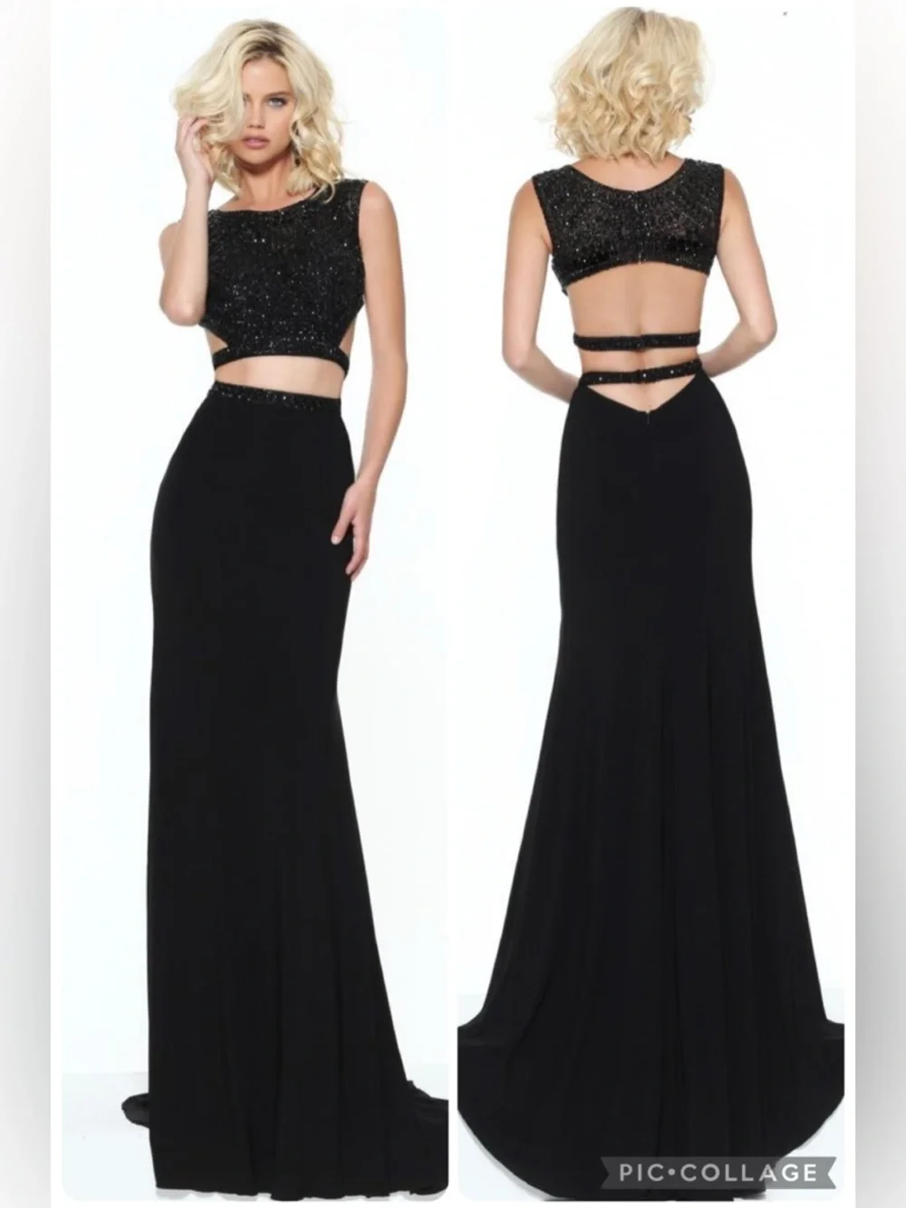 black sherri hill prom dress two piece Sherri Hill Black Dresses  Couture Candy